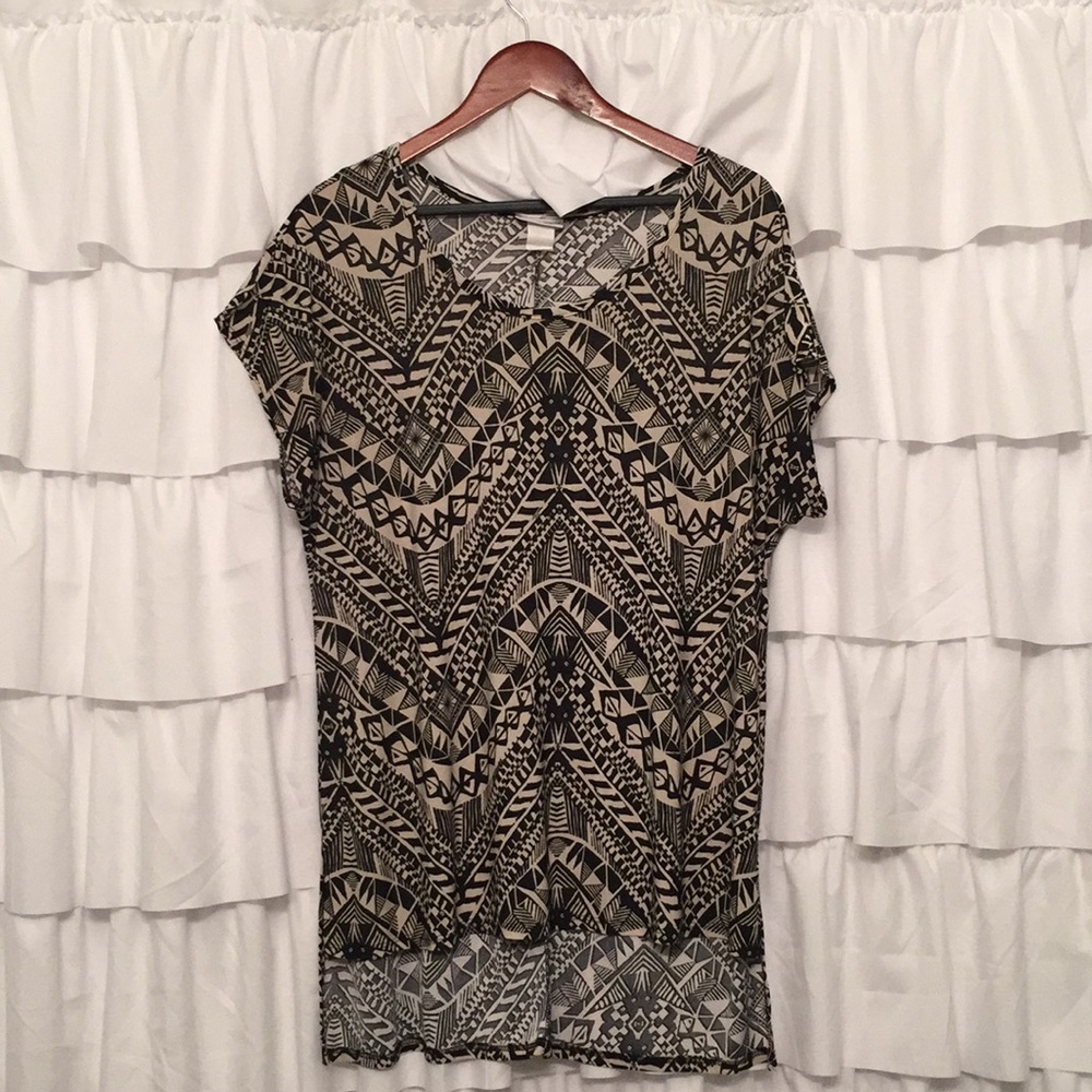 Aztec print shirt